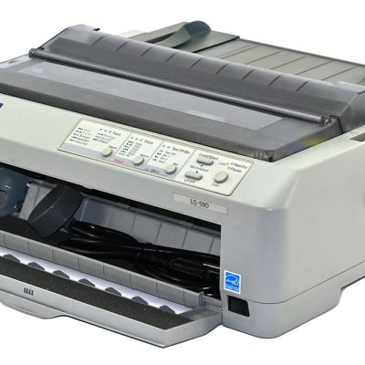 Epson LQ-590 Parallel USB 24-Pin Dot Matrix Impact Printer.